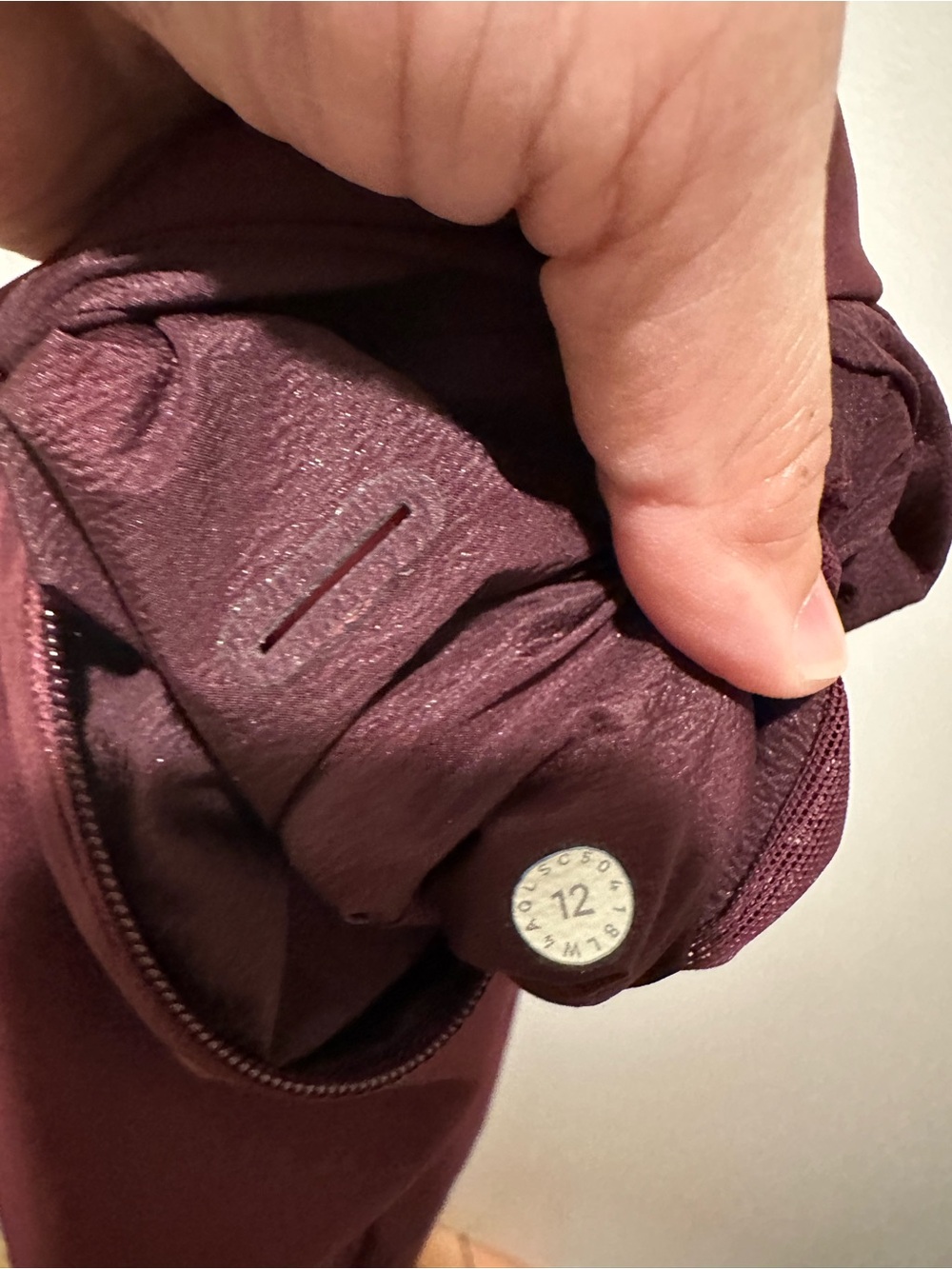 Lululemon Sleeveless Quilted Vest - Burgundy sleeveless size 12 - Picture 4 of 4
